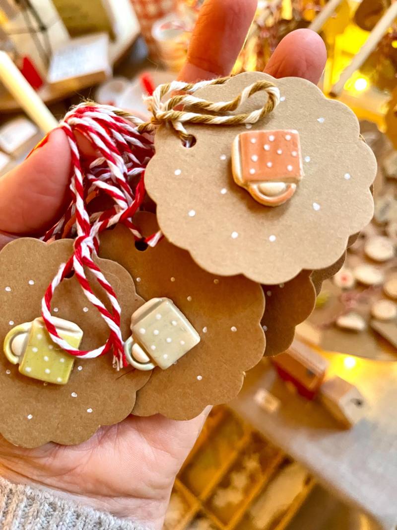 Anstecker Pin Button Brosche Tasse Kaffeetasse Keramik von MANUKceramics