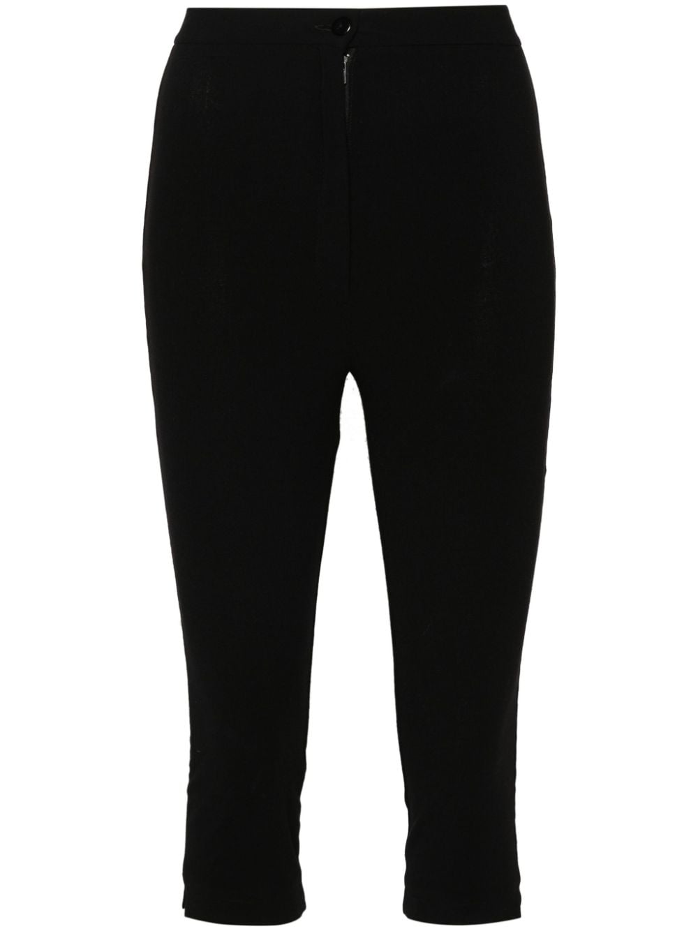 MANURI Taillenhohe Pamela Cropped-Hose - Schwarz von MANURI