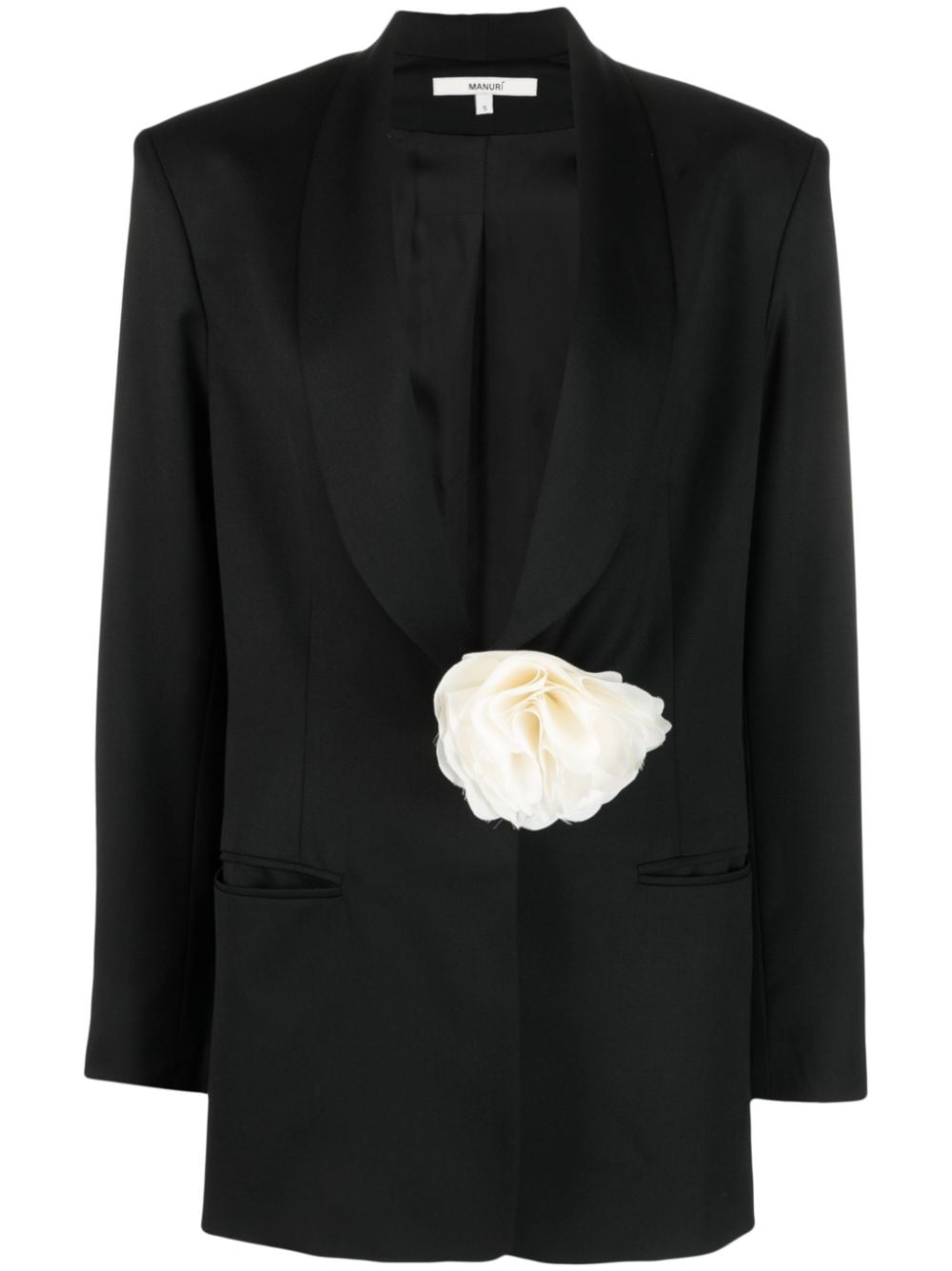 MANURI Blazer mit Applikationen - Schwarz von MANURI