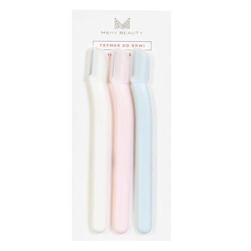 MANY BEAUTY Augenbrauen Trimmer Damen – 3er Set Augenbrauenrasierer für Dermaplaning & Gesichtshaarentfernung – Sanft & Präzise – Edelstahl Klinge mit Schutz – Ergonomisch & Sicher - Pastellfarben MANY BEAUTY Augenbrauen Trimmer Damen – 3er Set Augenbrauenrasierer für Dermaplaning & Gesichtshaarentfernung – Sanft & Präzise – Edelstahl Klinge mit Schutz – Ergonomisch & Sicher - Pastellfarben von MANY BEAUTY