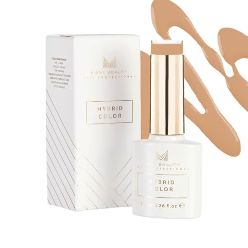 MANY BEAUTY UV Nagellack Bernstein - Gel Nagellack UV - Präzise Lackierung mit UV Lack - Gellack UV mit Selbstnivellierender Formel - Perfekte Abdeckung Gel Nail Polish - 803 Toffie von MANY BEAUTY