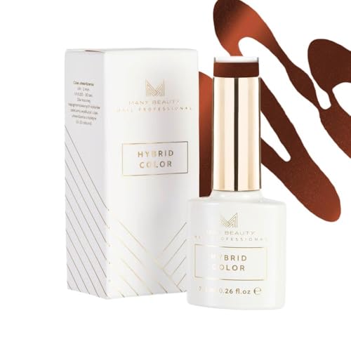 MANY BEAUTY UV Nagellack Brokatiert - Gel Nagellack UV - Präzise Lackierung mit UV Lack - Gellack UV mit Selbstnivellierender Formel - Perfekte Abdeckung Gel Nail Polish - 805 Umber Bling von MANY BEAUTY