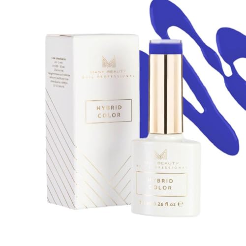 MANY BEAUTY UV Nagellack Dunkelblau - Gel Nagellack UV - Präzise Lackierung mit UV Lack - Gellack UV mit Selbstnivellierender Formel - Perfekte Abdeckung Gel Nail Polish - 706 Twilight Blue von MANY BEAUTY