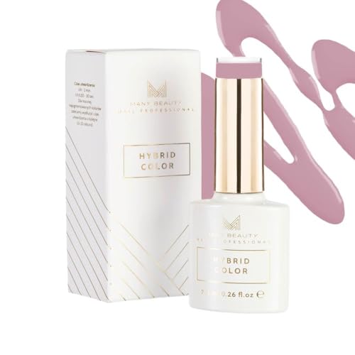 MANY BEAUTY UV Nagellack Dunkelpink - Gel Nagellack UV - Präzise Lackierung mit UV Lack - Gellack UV mit Selbstnivellierender Formel - Perfekte Abdeckung Gel Nail Polish - 1005 Rose Taupe von MANY BEAUTY