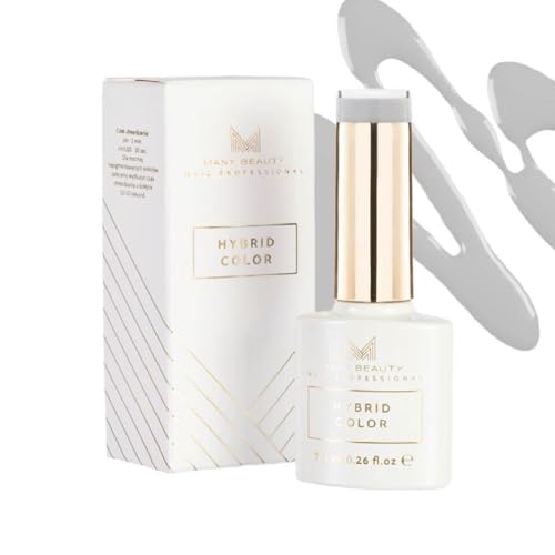 MANY BEAUTY UV Nagellack Grau - Gel Nagellack UV - Präzise Lackierung mit UV Lack - Gellack UV mit Selbstnivellierender Formel - Perfekte Abdeckung Gel Nail Polish - 702 Evening Mist von MANY BEAUTY