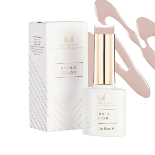 MANY BEAUTY UV Nagellack Kaffee - Gel Nagellack UV - Präzise Lackierung mit UV Lack - Gellack UV mit Selbstnivellierender Formel - Perfekte Abdeckung Gel Nail Polish - 1002 Light Coffe von MANY BEAUTY