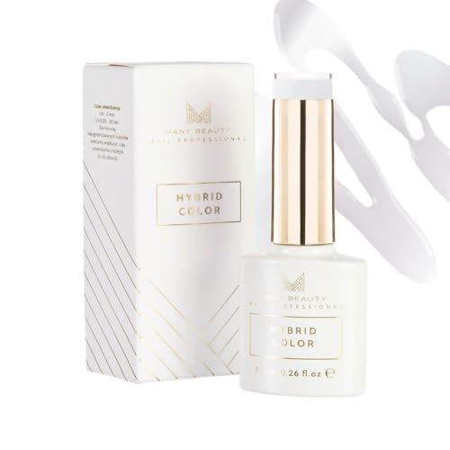 MANY BEAUTY UV Nagellack Perle - Gel Nagellack UV - Präzise Lackierung mit UV Lack - Gellack UV mit Selbstnivellierender Formel - Perfekte Abdeckung Gel Nail Polish - 1009 Subtle Pearl von MANY BEAUTY