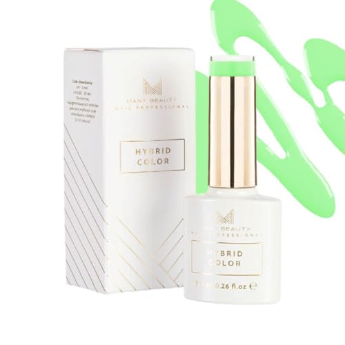MANY BEAUTY UV Nagellack Seladon - Gel Nagellack UV - Präzise Lackierung mit UV Lack - Gellack UV mit Selbstnivellierender Formel - Perfekte Abdeckung Gel Nail Polish - 206 Creamy Mint von MANY BEAUTY