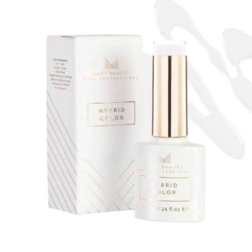 MANY BEAUTY UV Nagellack Weiß - Gel Nagellack UV - Präzise Lackierung mit UV Lack - Gellack UV mit Selbstnivellierender Formel - Perfekte Abdeckung Gel Nail Polish - 101 The Only One von MANY BEAUTY