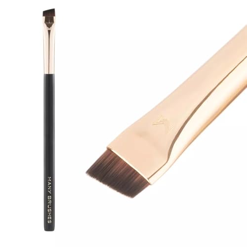 MB-18 Many Beauty Augenbrauen und Eyeliner Pinsel - Profi synthetischen Borsten Präzisions-Augenmake-Applikator ideal für Gel-Eyeliner, Fondant und Schatten von MANY BEAUTY