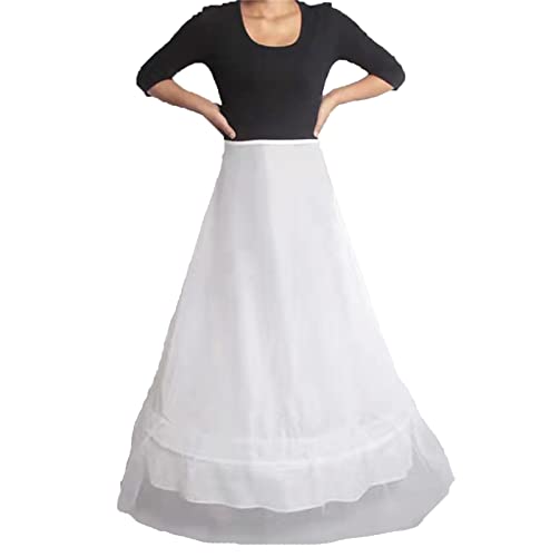 Damen A-Linie Krinoline Petticoat 1 Reifrock rutscht bodenlangen Unterrock für Hochzeit Ballkleid Brautkleid von MANYMANY