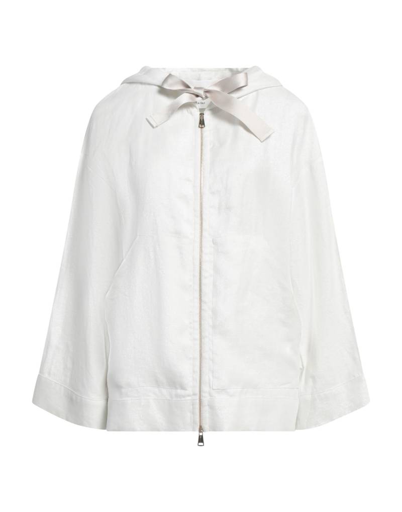 MANZONI 24 Jacke & Anorak Damen Off white von MANZONI 24