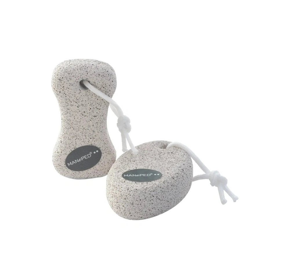 MANePED Hornhautfeile Bimsstein 2er Set Hornhaut-Entferner, 1-tlg. von MANePED