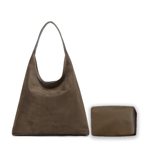 MAOILY Braune Wildledertaschen für Damen, 2024, braune Wildleder-Tragetasche für Damen, Wildledertasche, braunes Wildleder, Geldbörse, Grün , 14.17x12.2x5.12 inches MAOILY Braune Wildledertaschen für Damen, 2024, braune Wildleder-Tragetasche für Damen, Wildledertasche, braunes Wildleder, Geldbörse, Grün , 14.17x12.2x5.12 inches von MAOILY