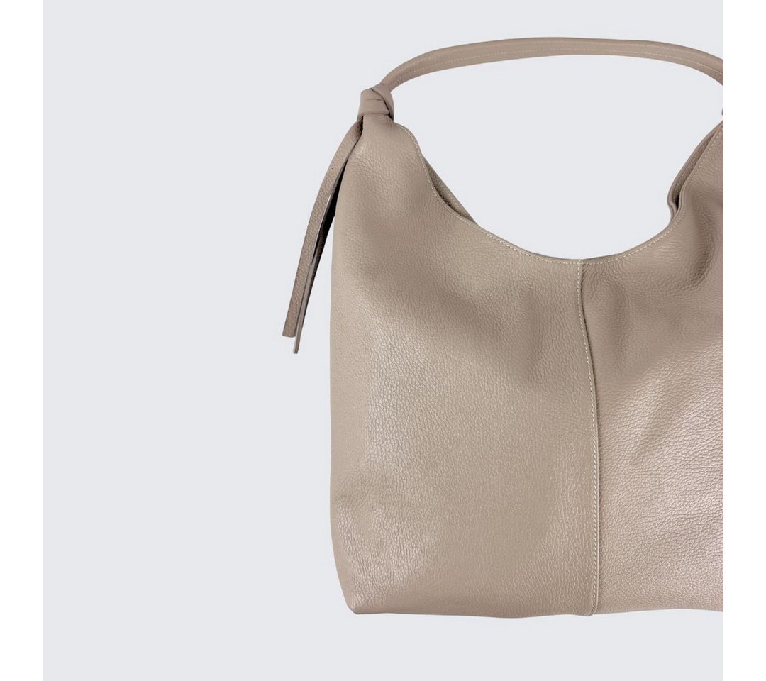 MAONI Schultertasche Leder, Made in Italy, passend für A4 und Laptop von MAONI