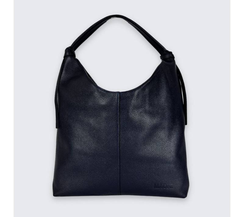 MAONI Schultertasche Leder, Made in Italy, passend für A4 und Laptop von MAONI