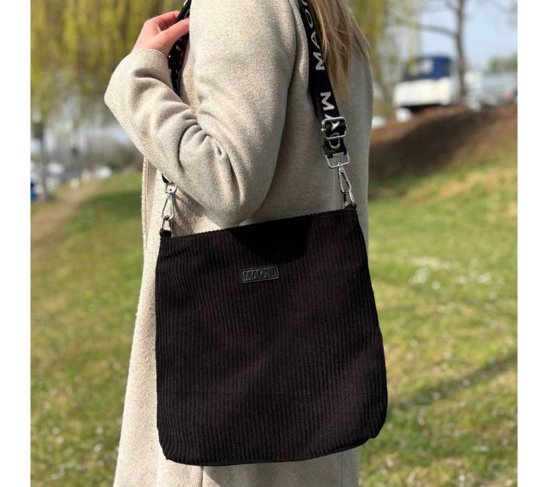 MAONI Umhängetasche Cord, Vegan, mit geräumigem Hauptfach MAONI Umhängetasche Cord, Vegan, mit geräumigem Hauptfach von MAONI