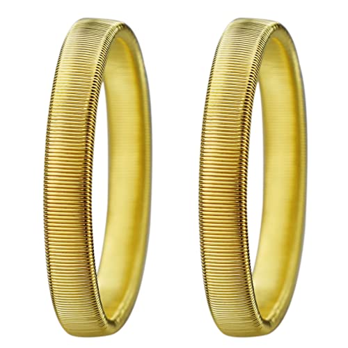MAOQYE 1 Paar goldene verstellbare Hemd-Ärmelhalter, Metall, dehnbares Strumpfband, elastische Armbänder, gold, Einheitsgröße MAOQYE 1 Paar goldene verstellbare Hemd-Ärmelhalter, Metall, dehnbares Strumpfband, elastische Armbänder, gold, Einheitsgröße von MAOQYE