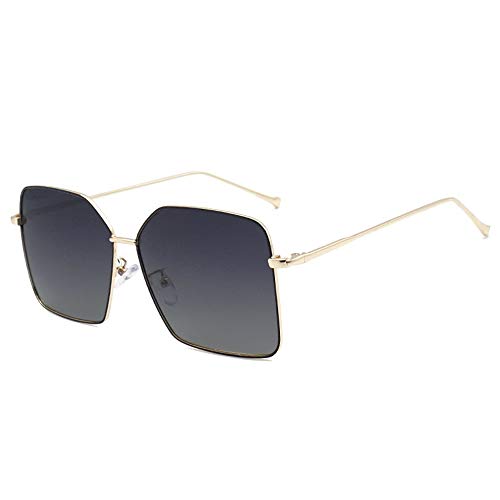 MAOX Polarisierte Sport-Sonnenbrille for Frauen Radfahren Laufen Fahren Fischen Rennen Klettern Trekking Outdoor Erholung Golf Baseball Brille UV-Schutz (Color : Gold Frame Dark Grey Lens) von MAOX