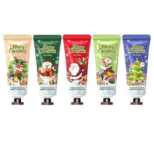 10pcs Weihnachtshandcreme, Feuchtigkeitsspendende Handcreme in Reisegröße, Parfümierte Handcreme,Winterhandcreme für Trockene und Rissige Hände 10pcs Weihnachtshandcreme, Feuchtigkeitsspendende Handcreme in Reisegröße, Parfümierte Handcreme,Winterhandcreme für Trockene und Rissige Hände von MAOYING