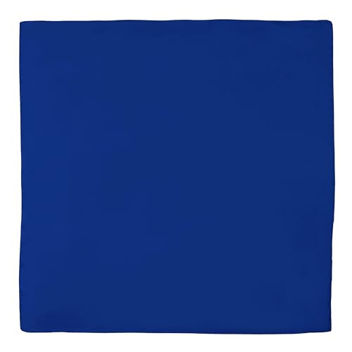 MAPIMANIA - Tuch königsblau aus Seidenmischung für Hals, Haare oder Tasche, Halstuch Damen Seide, Seidentuch Haare 70x70, Haartuch, Bandana Sommer von MAPIMANIA