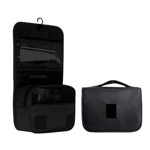 1pc wasserdichte Reise Make-Up Tasche for Frauen Kosmetische Lagerung Pouch Bad Essentials FüR Unterwegs(Black) von MAQDDO