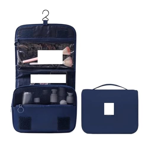1pc wasserdichte Reise Make-Up Tasche for Frauen Kosmetische Lagerung Pouch Bad Essentials FüR Unterwegs(Dark Blue) von MAQDDO
