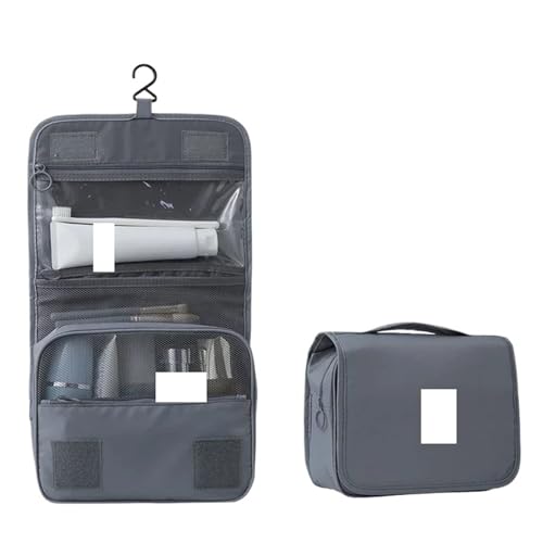 1pc wasserdichte Reise Make-Up Tasche for Frauen Kosmetische Lagerung Pouch Bad Essentials FüR Unterwegs(Gray) von MAQDDO