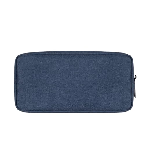 MAQDDO 2PCS Ladekabel Organizer Festplatte Tasche Elektronik Zubehör Lagerung Fall for Ladegerät FüR Reise(Deep Blue L) von MAQDDO
