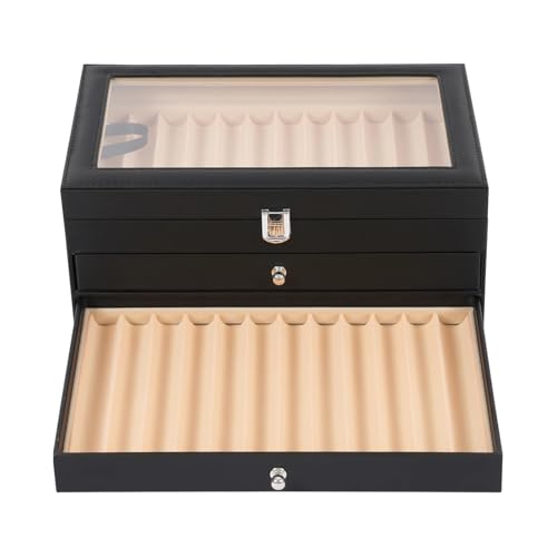 MAQDDO 36 Slot Füllfederhalter Leder Display Case Organizer Collector Aufbewahrungsbox FüR GeschäFte MAQDDO 36 Slot Füllfederhalter Leder Display Case Organizer Collector Aufbewahrungsbox FüR GeschäFte von MAQDDO