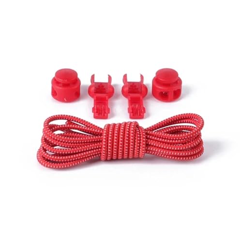 MAQDDO 8pairs Schnürsenkel Elastische Keine Krawatte Schuh Schnell Locking Schnürsenkel Kinder Erwachsene FüR Erwachsene(Color 4) von MAQDDO