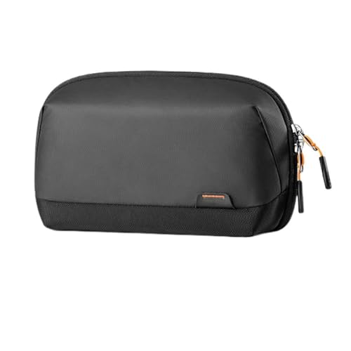 MAQDDO Reise-Elektronik-Organizer, Öffnungs-Elektroniktasche, TechOrganizer, Reiseetui, Tragbare Batterie-Aufbewahrungstasche, Kabelaufbewahrung FüR Reise(Black) von MAQDDO