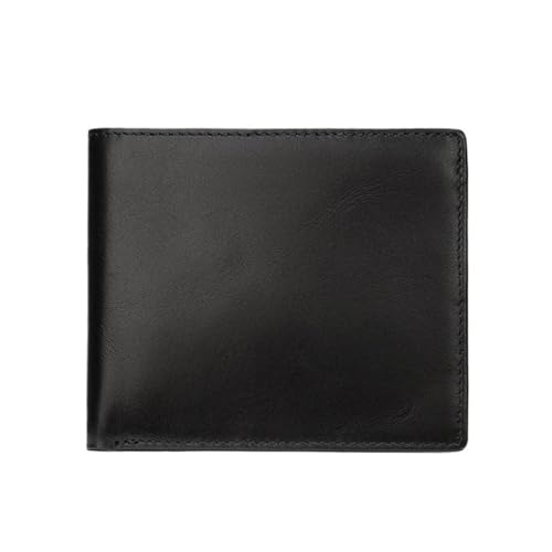 Weiche echtes Leder Geldbörse Herren Leder Geldbörsen Mann kleine Kartenhalter Geldbörsen Kurze Geldbörse for Männer FüR Herren von MAQDDO