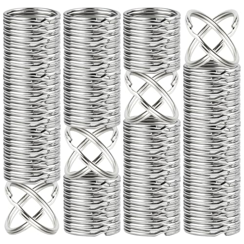 MAQIHAN 100er Pack Edelstahl Schlüsselringe - 25mm Key Ring Hoop Schlüsselanhänger für Schlüsselanhänger Ring DIY Schlüssel Ringe Zuhause, Auto, Schule, Büro, Heimwerken, Handwerk, Hundering MAQIHAN 100er Pack Edelstahl Schlüsselringe - 25mm Key Ring Hoop Schlüsselanhänger für Schlüsselanhänger Ring DIY Schlüssel Ringe Zuhause, Auto, Schule, Büro, Heimwerken, Handwerk, Hundering von MAQIHAN