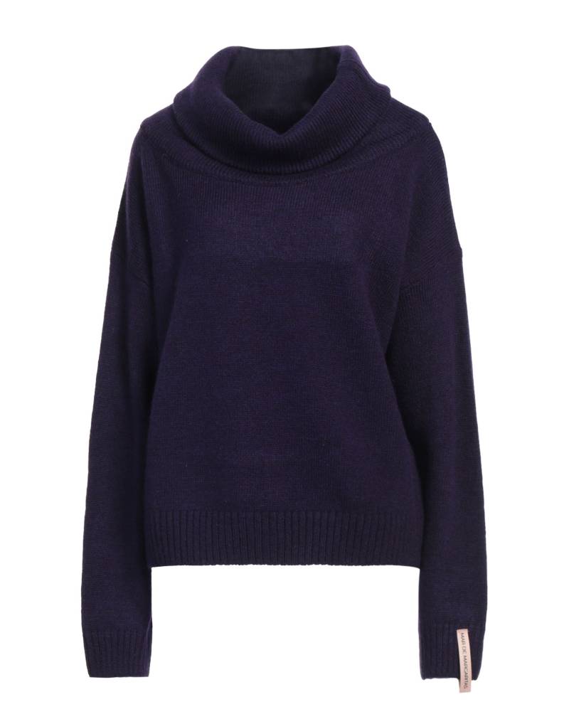 MAR DE MARGARITAS Rollkragenpullover Damen Violett von MAR DE MARGARITAS