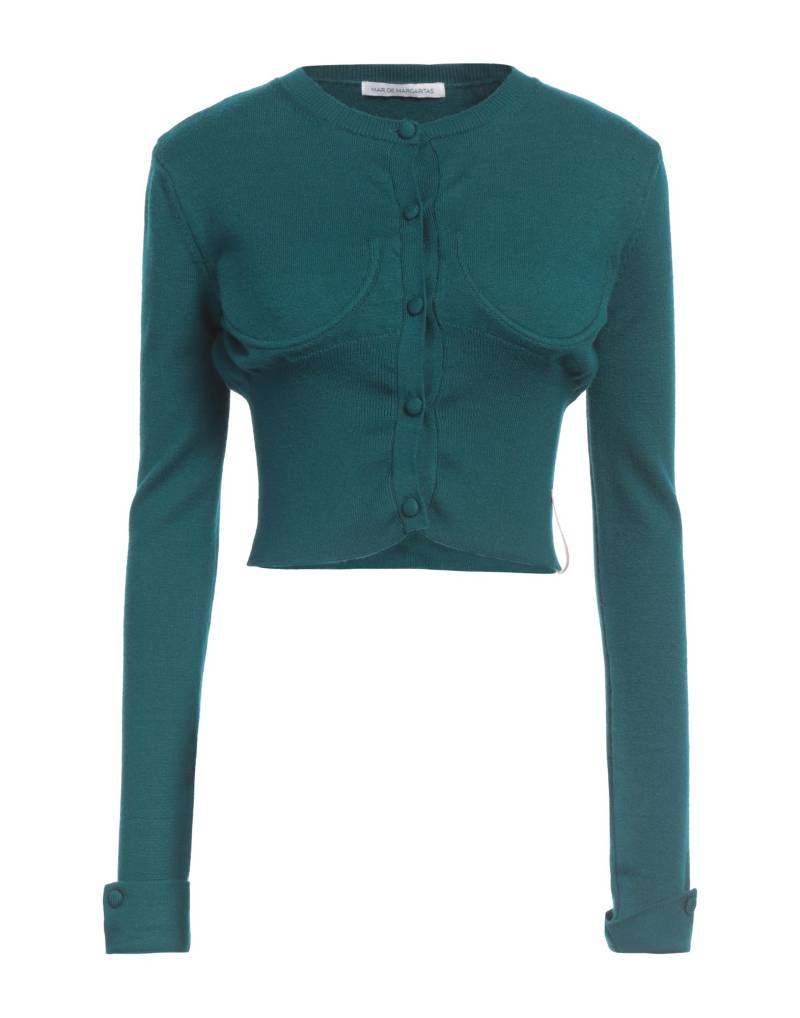 MAR DE MARGARITAS Strickjacke Damen Aquamarin von MAR DE MARGARITAS