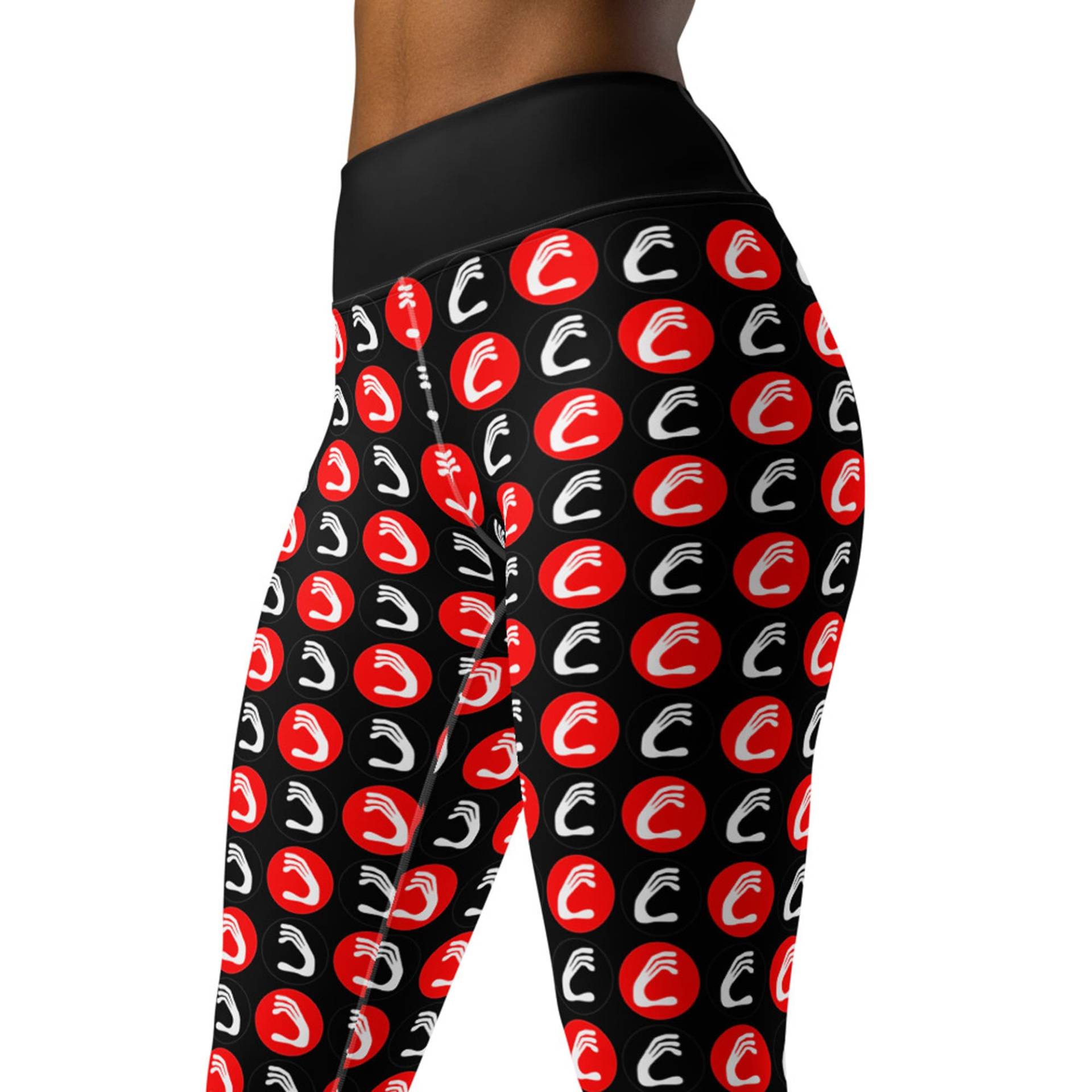 Design Yoga-Leggings Hand Design Yoga-Leggings Hand von MARACHOWSKAART
