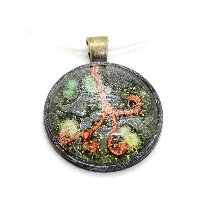 Handmade Gold Tree Pendant By Maria Marachowska von MARACHOWSKAART