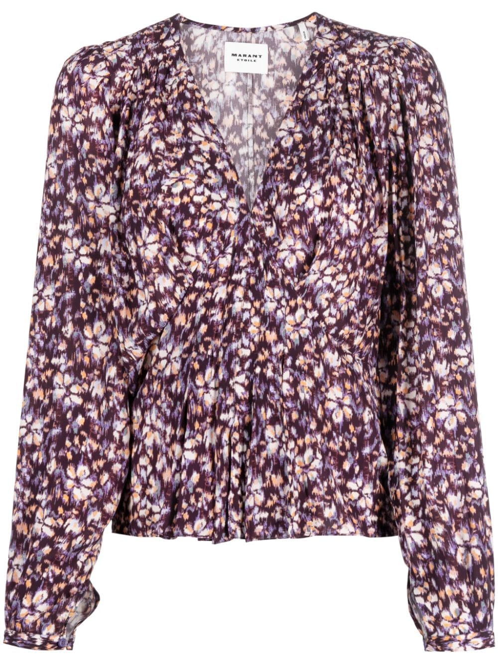 MARANT ÉTOILE Catchell Bluse mit Print - Violett von MARANT ÉTOILE