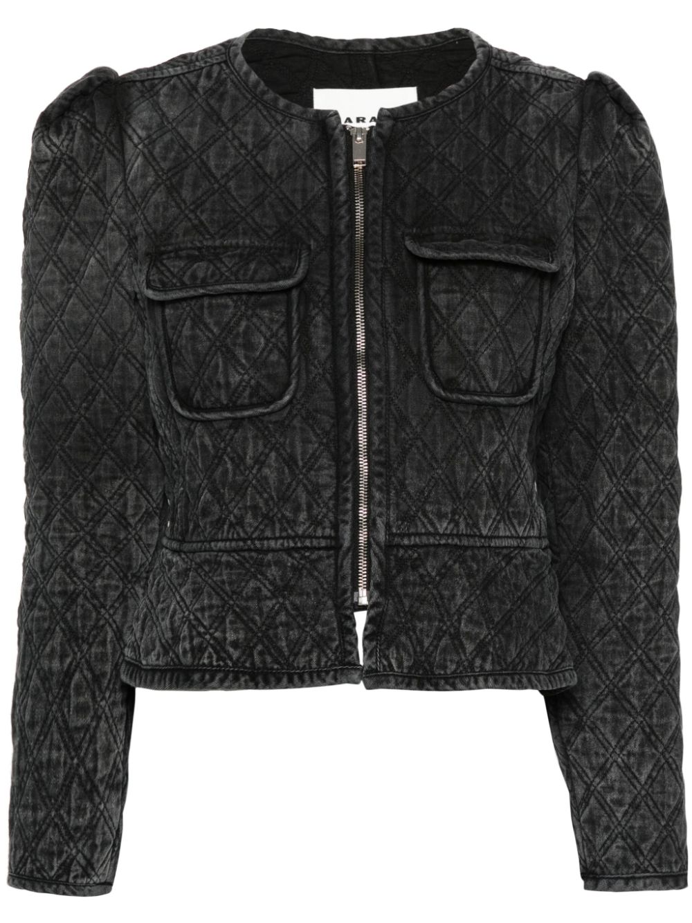 MARANT ÉTOILE Deliona Jeansjacke - Schwarz von MARANT ÉTOILE