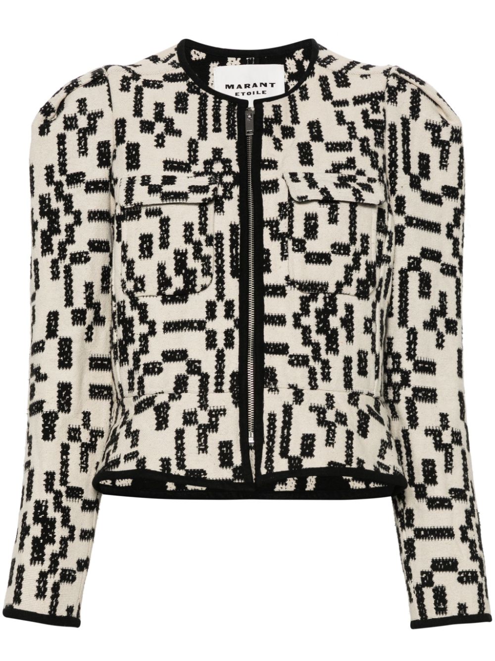 MARANT ÉTOILE Deliona Jacke mit Reißverschluss - Nude von MARANT ÉTOILE