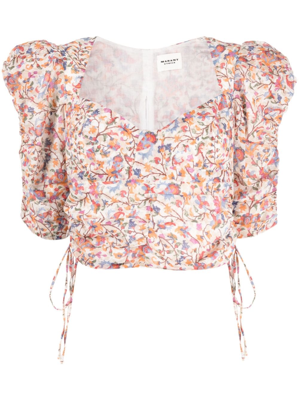 MARANT ÉTOILE Florale Bluse mit Puffärmeln - Mehrfarbig von MARANT ÉTOILE