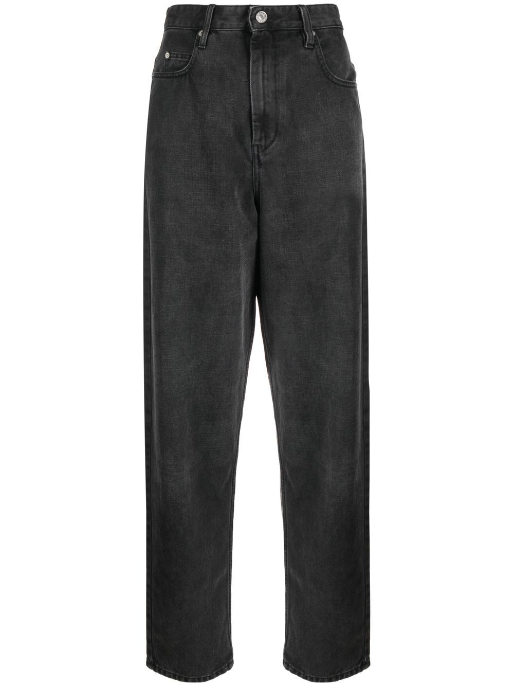 MARANT ÉTOILE Gerade High-Waist-Jeans - Schwarz von MARANT ÉTOILE