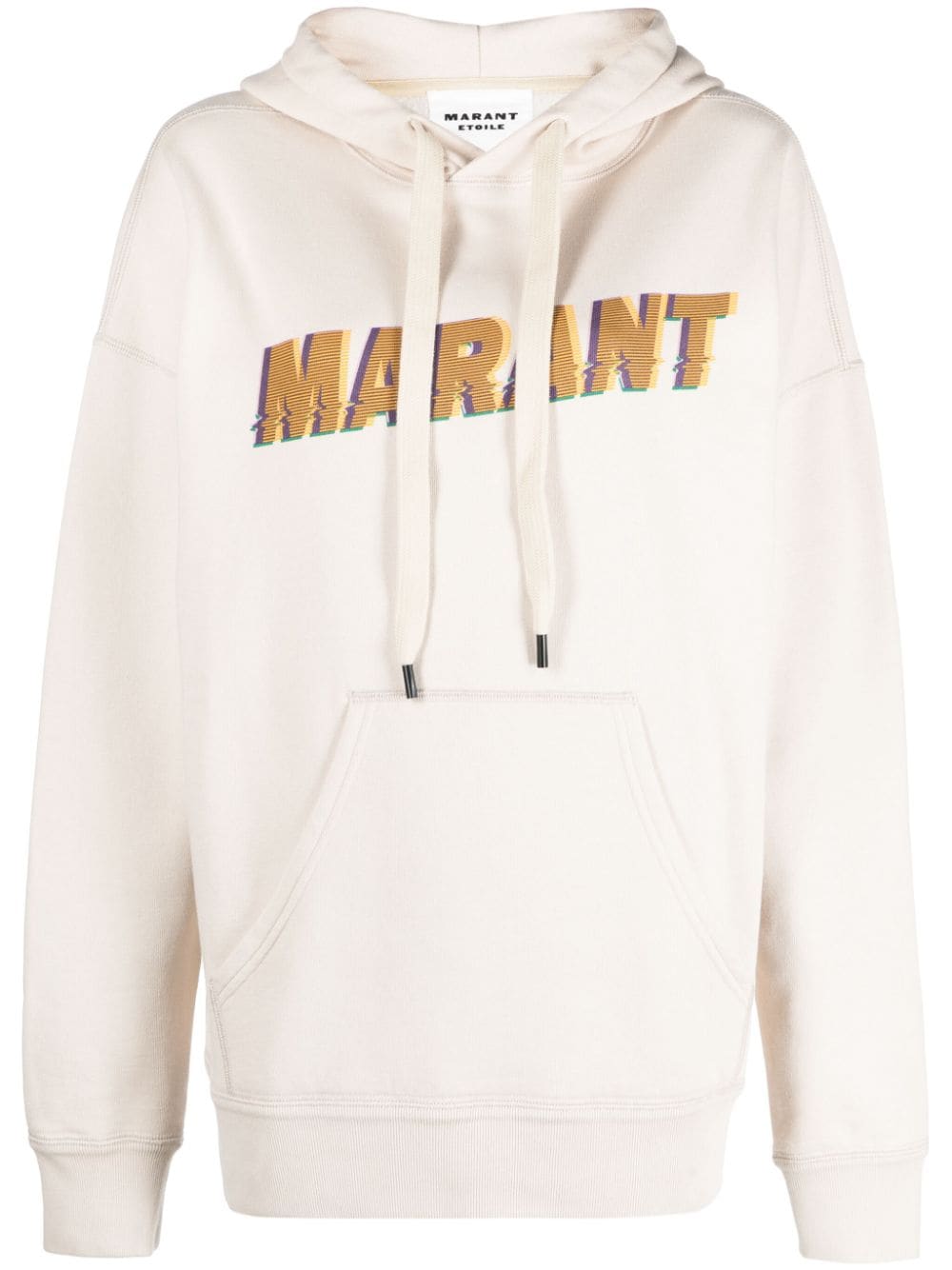 MARANT ÉTOILE Hoodie mit Logo-Print - Nude von MARANT ÉTOILE