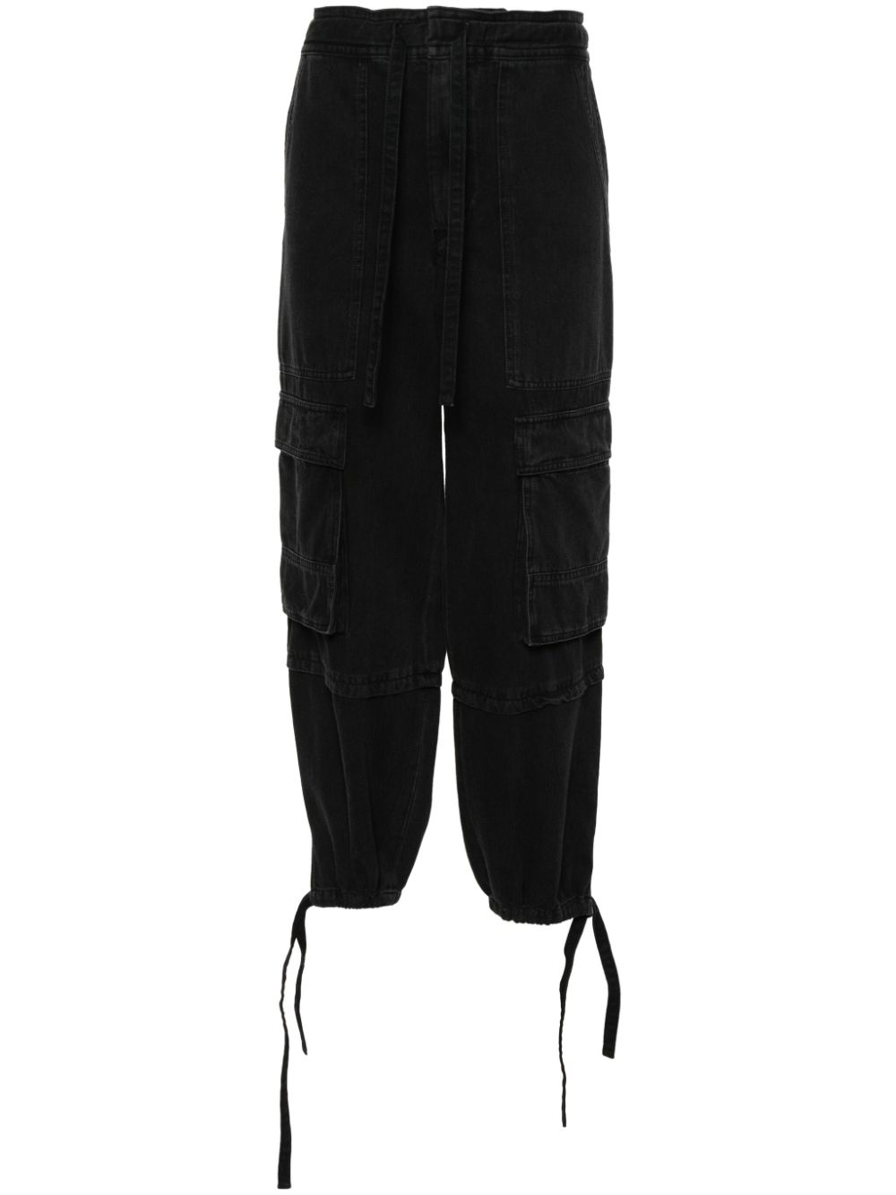 MARANT ÉTOILE Ivy Cargo-Jeans im Tapered-Design - Schwarz von MARANT ÉTOILE