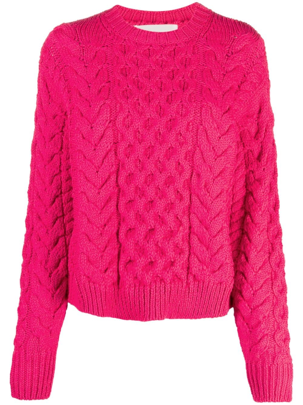 MARANT ÉTOILE Pullover mit Zopfmuster - Rosa von MARANT ÉTOILE