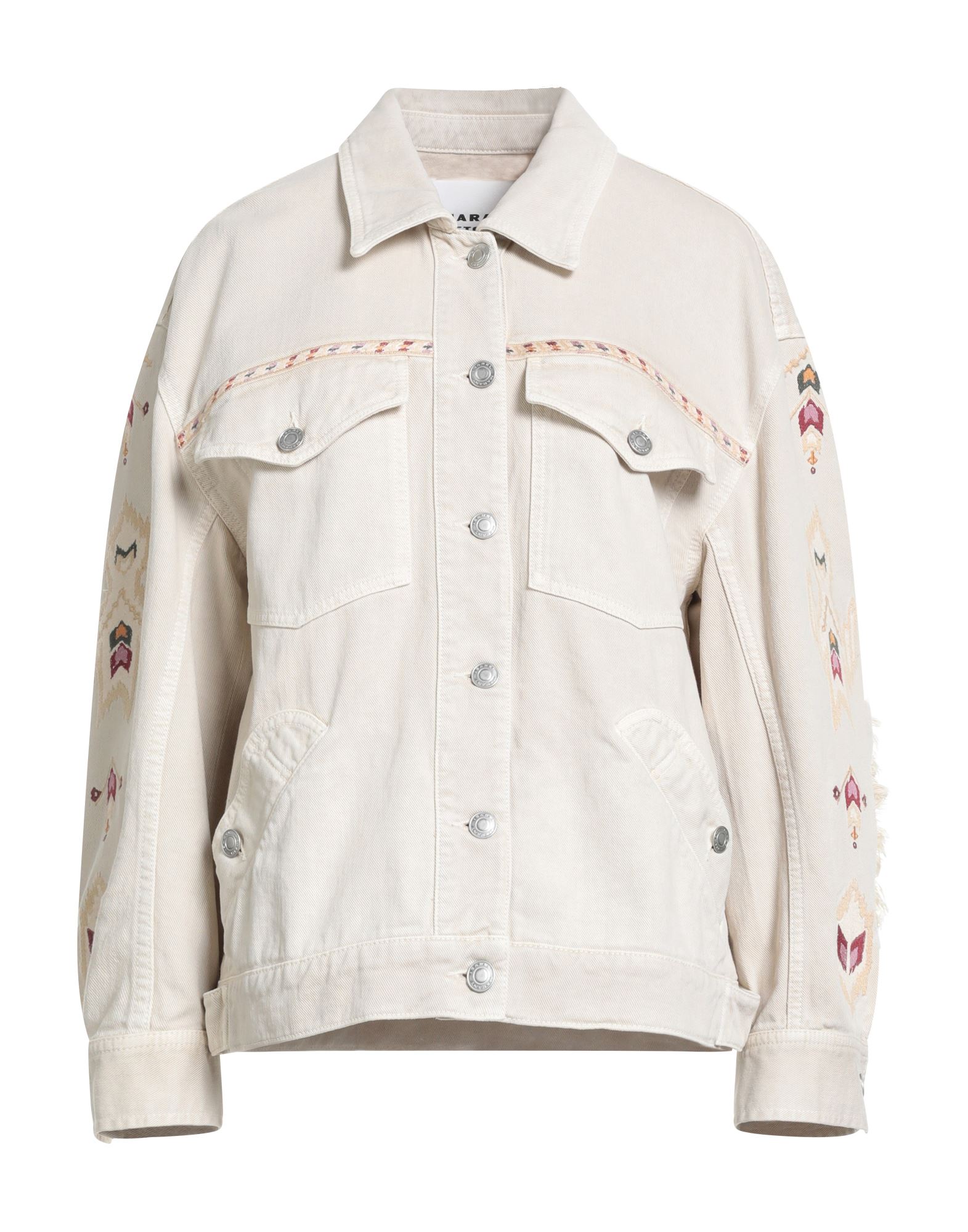 MARANT ÉTOILE Jeansjacke/-mantel Damen Beige von MARANT ÉTOILE