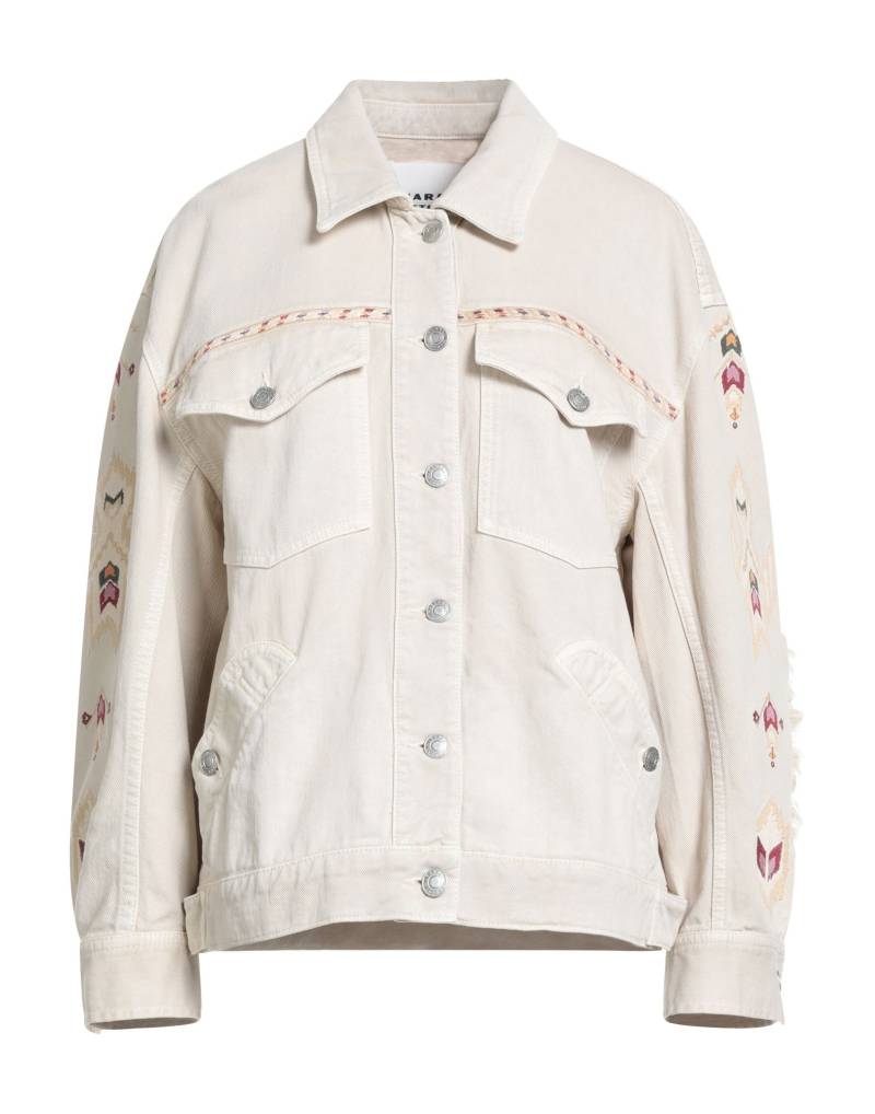 MARANT ÉTOILE Jeansjacke/-mantel Damen Beige von MARANT ÉTOILE