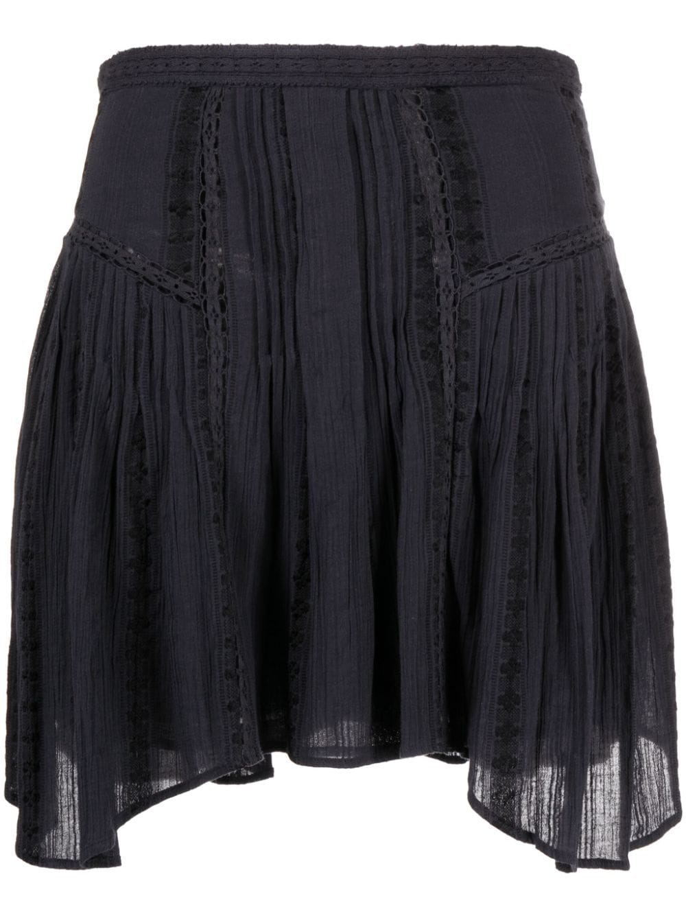 MARANT ÉTOILE Jorena Minirock mit Falten - Schwarz von MARANT ÉTOILE