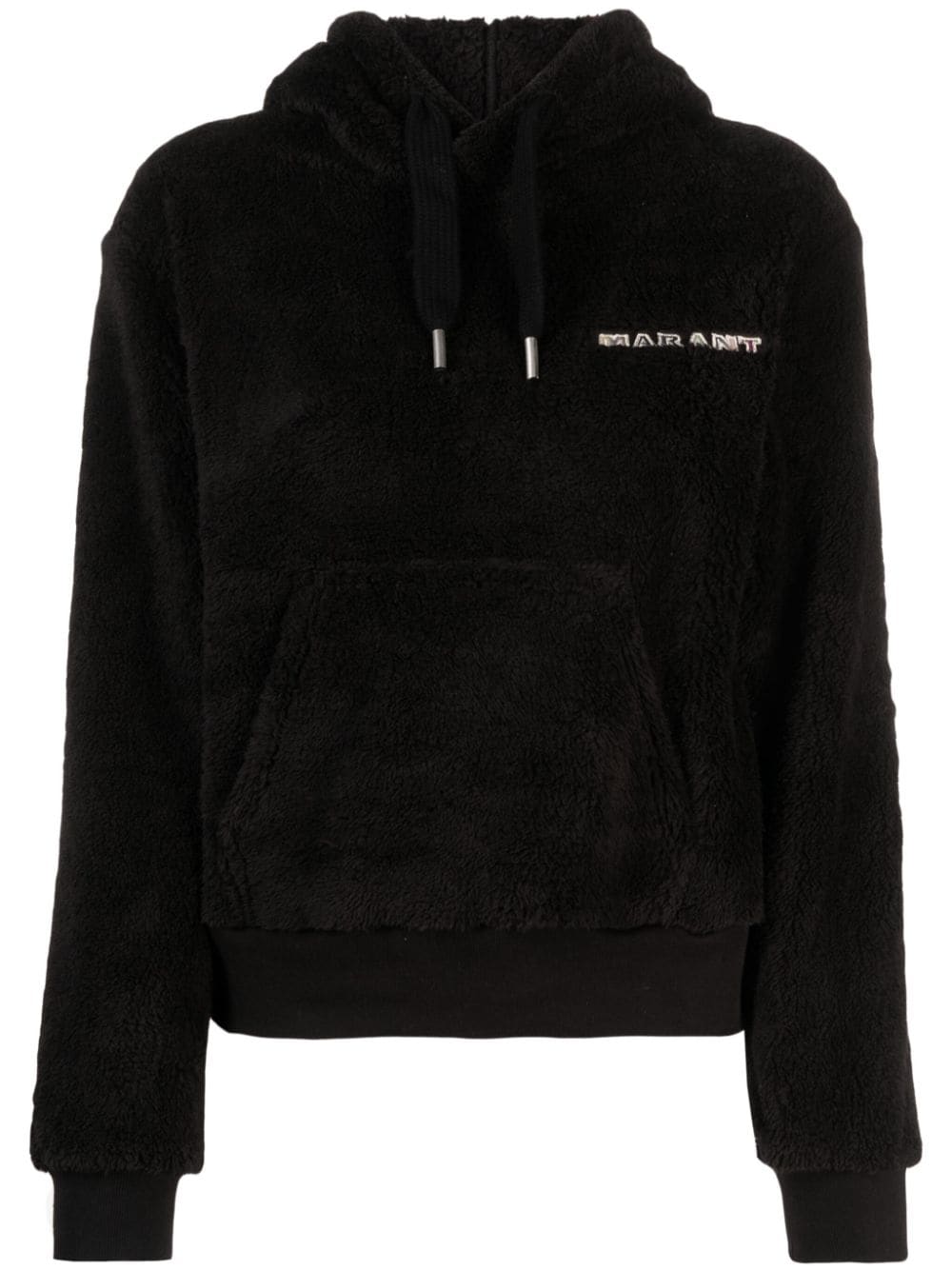 MARANT ÉTOILE Maeva Fleece-Hoodie mit Logo - Schwarz von MARANT ÉTOILE